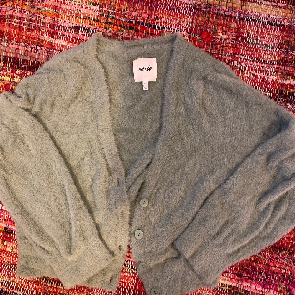 Super Soft Fuzzy Aerie Cardigan